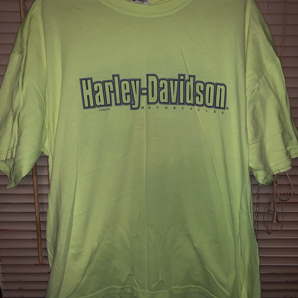 Fluorescent Harley Davison shirt Lake George - Picture 7 of 7